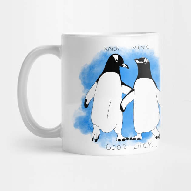 sphen and magic gay penguins by aytchim